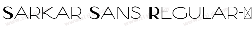 Sarkar Sans Regular字体转换